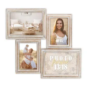 Multi picture frame ZEP AC446B Natural Wood 390x370 mm