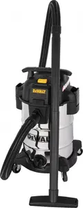 Sausa/mitra putekļsūcējs DeWalt AT-DXV30SAPTA 30L ar elektrisko ligzdu