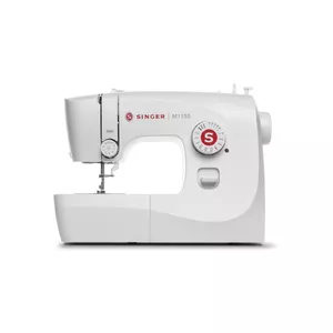 SINGER M1155 Automatic electric sewing machine, 13 stitch patterns, 4-step buttonhole, free arm, white