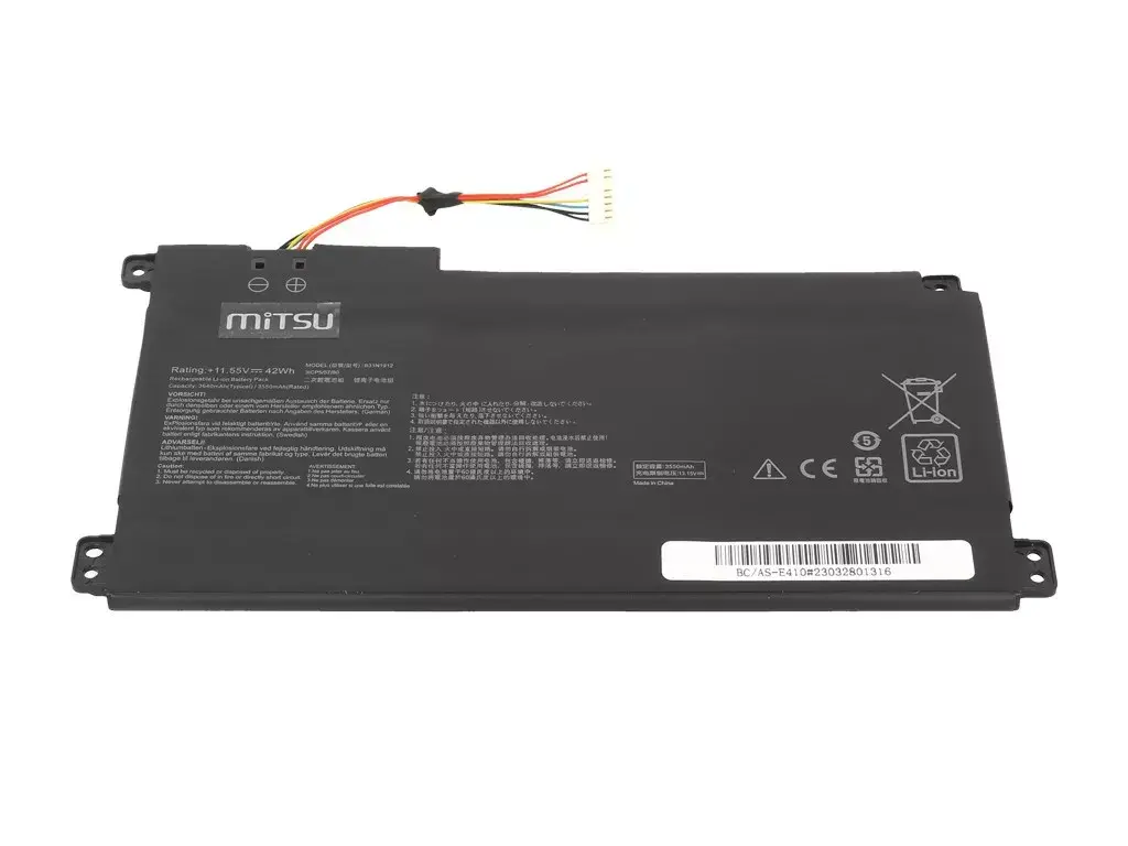 Battery MITSU B31N912 for Asus E410MA Photo 2