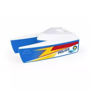 Boaties Policijas katamarāns