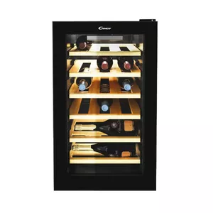 Candy CWCEL 210/NF Thermoelectric wine cooler Freestanding Black 21 bottle(s)