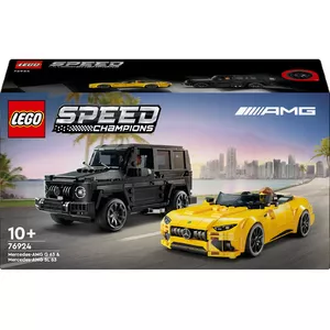 Construction toy LEGO Speed Champions set 76924 — Mercedes‑AMG G 63 and Mercedes‑AMG SL 63, 808 pieces, 2 minifigures