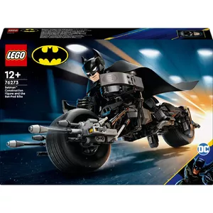 LEGO collectible minifigure set Batman 76273 with Batpod, 713 pieces, 12+ years, 260 mm height