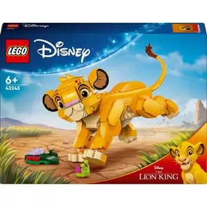 Buildable LEGO Disney Simba Lion Cub 43243 — 222 pieces, 110 mm height, age 6+