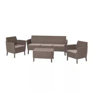 Набор садовой мебели Keter Salemo 3 Seater Set бежевый – 3 предмета для улицы