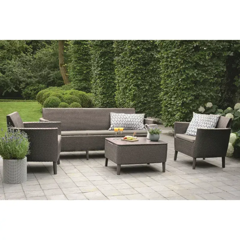 Keter Salemo 3 Seater Set бежевый садовый набор Photo 2