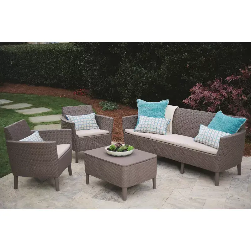 Keter Salemo 3 Seater Set бежевый садовый набор Photo 3