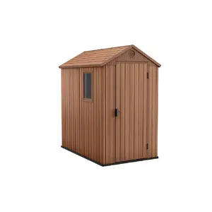 Plastic shed Keter Darwin 4x6 — single door, gable roof, 1258×1845×2050 mm
