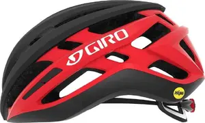 Road helmet GIRO Agilis, matte black/bright red, size M (55–59 cm)