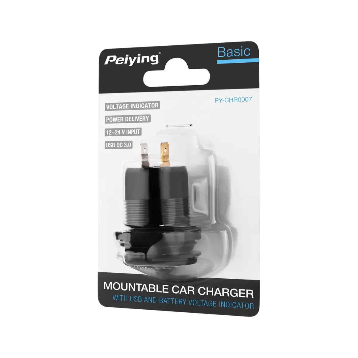 Iebūvējamais lādētājs Peiying PY-CHR0007 USB‑C PD 63W Photo 3