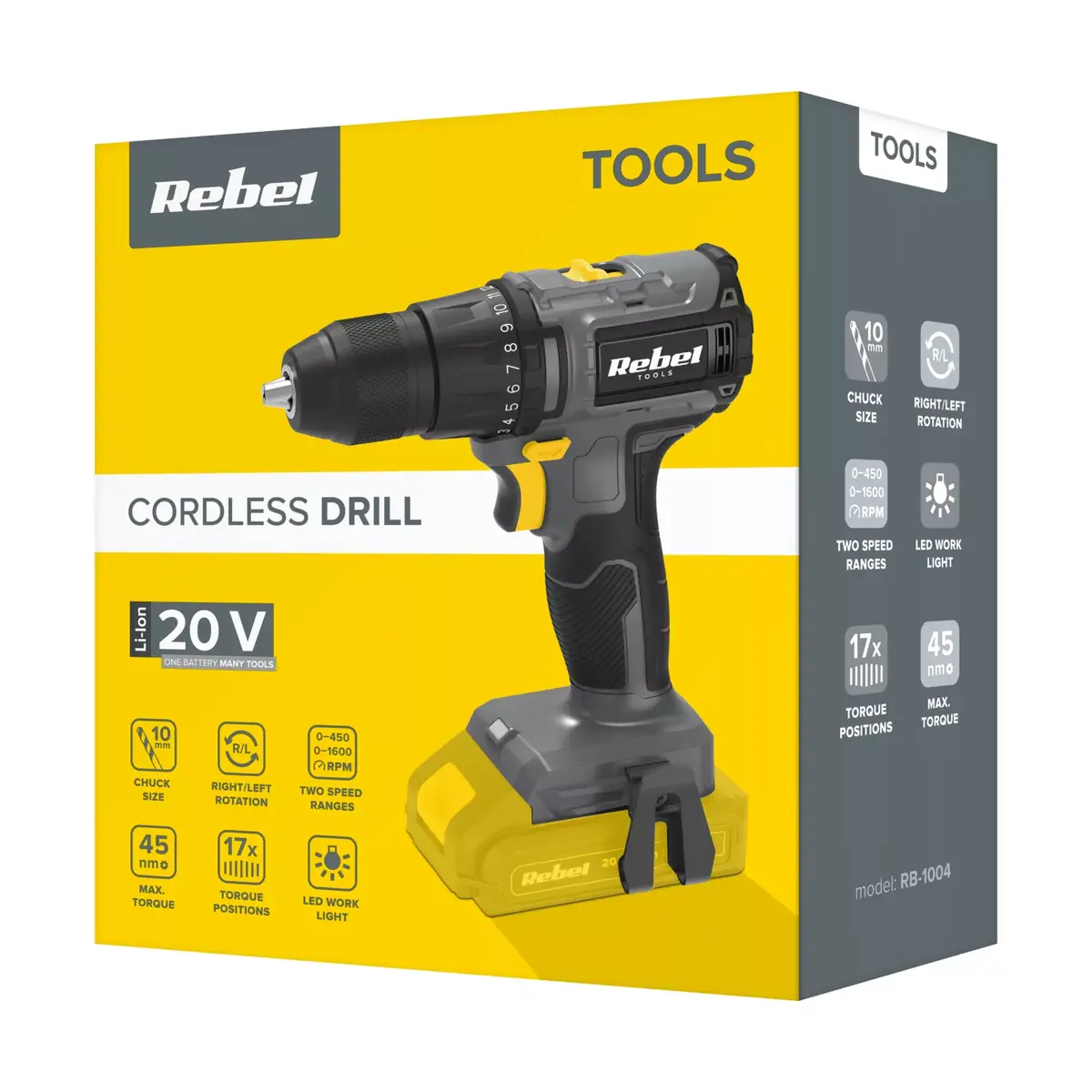 Cordless screwdriver Rebel RB-1004 Photo 5