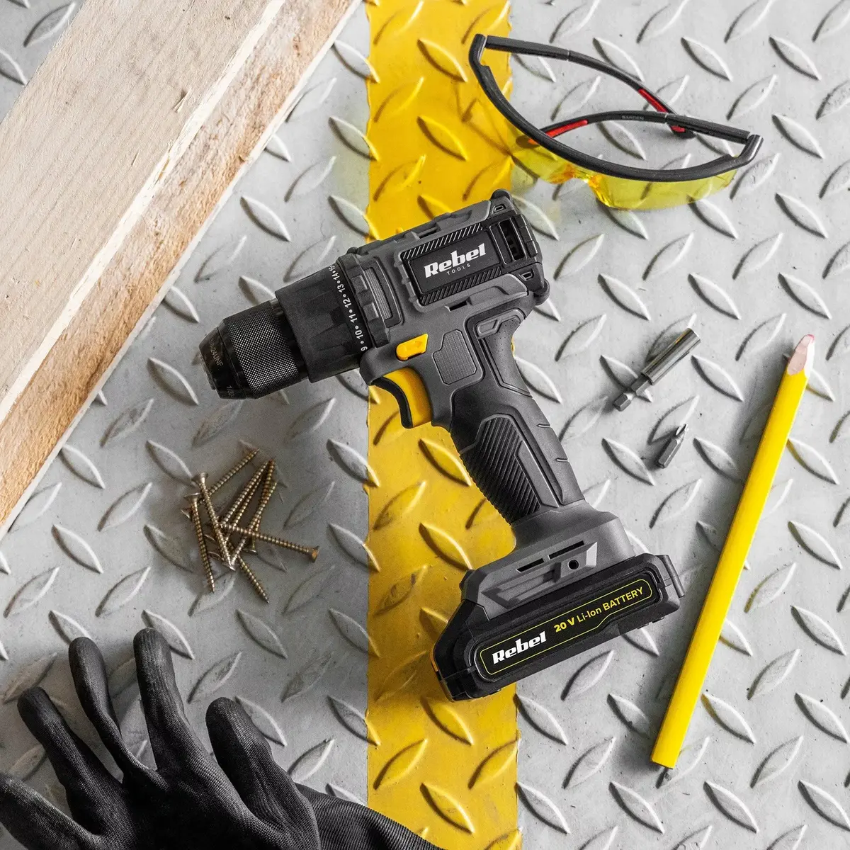 Cordless screwdriver Rebel RB-1004 Photo 7