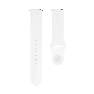 Силиконовый ремешок-петля для часов connect CONUNI2010W 20 мм S/M 110 мм белый