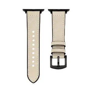 Pulksteņa siksniņa connect CONAPP42SPLW Silicone Leather 42/44/45 mm — balta
