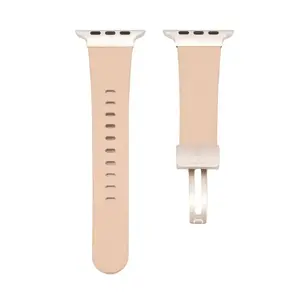 Skatļu siksniņa connect CONAPP42SlSR Single Loop Buckle ādas rožu rozā 42/44/45 mm