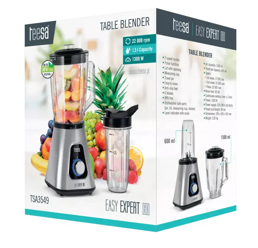 Блендер TEESA EASY EXPERT GO 1300W Photo 8