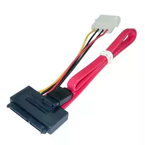 Lindy Internal SATA, 0.5m SATA kabelis 0,5 m Sarkans