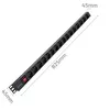 Strāvas sadalītājs QOLTEC 54604 — 16A PDU, 16x franču, vertikāls Photo 7