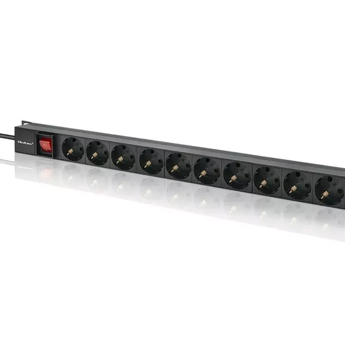 Сетевой фильтр QOLTEC 54605 16A PDU 16x SCHUKO Photo 2