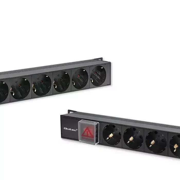 Сетевой фильтр QOLTEC 54605 16A PDU 16x SCHUKO Photo 3