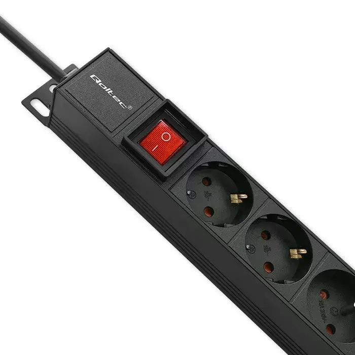 Сетевой фильтр QOLTEC 54605 16A PDU 16x SCHUKO Photo 4