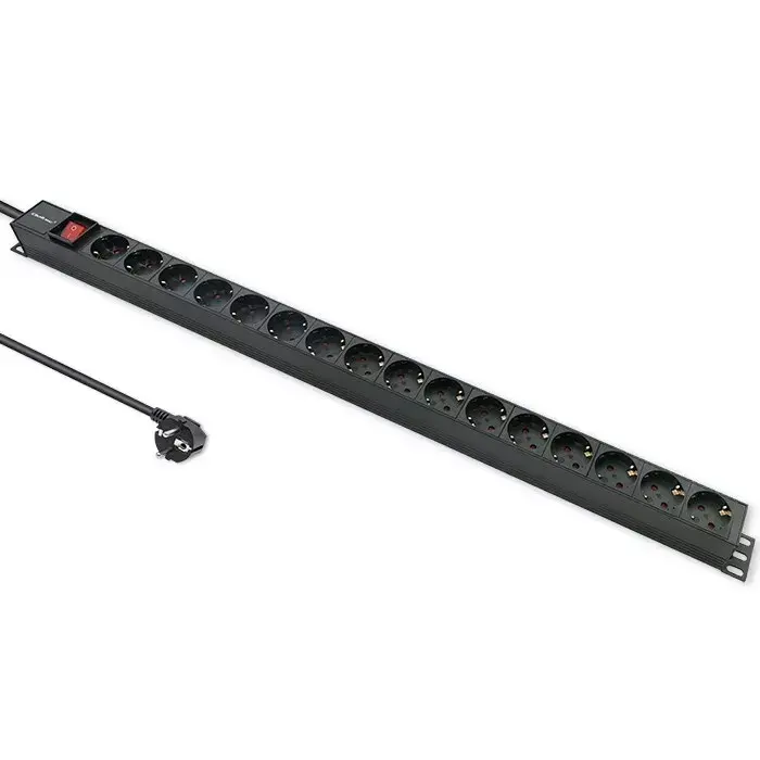 Сетевой фильтр QOLTEC 54605 16A PDU 16x SCHUKO Photo 9