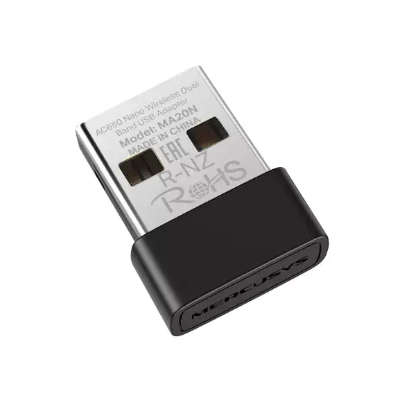 Беспроводной адаптер Mercusys MA20N Photo 2