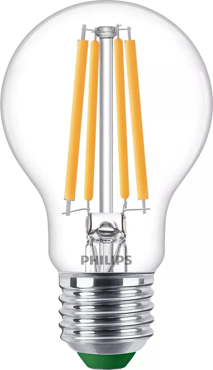 Philips Kvēldiega LED spuldze Caurspīdīga 60