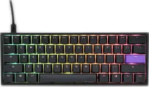 Mechanical gaming keyboard Ducky One 2 Pro Mini RGB — 60% layout, Cherry MX Silent Red switches