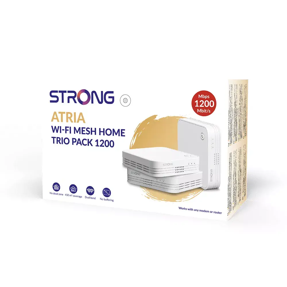 Mesh satelīts Strong WI-FI MESH HOME TRIO PACK 1200 Photo 2