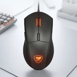 Проводная игровая мышь Cougar MINOS EX RGB — праворукая, оптическая 6400 DPI, USB Type-A, черная