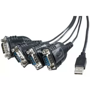 CUC Exertis Connect 040344 Serial Cable Black 1.3 m USB Type-A DB-9