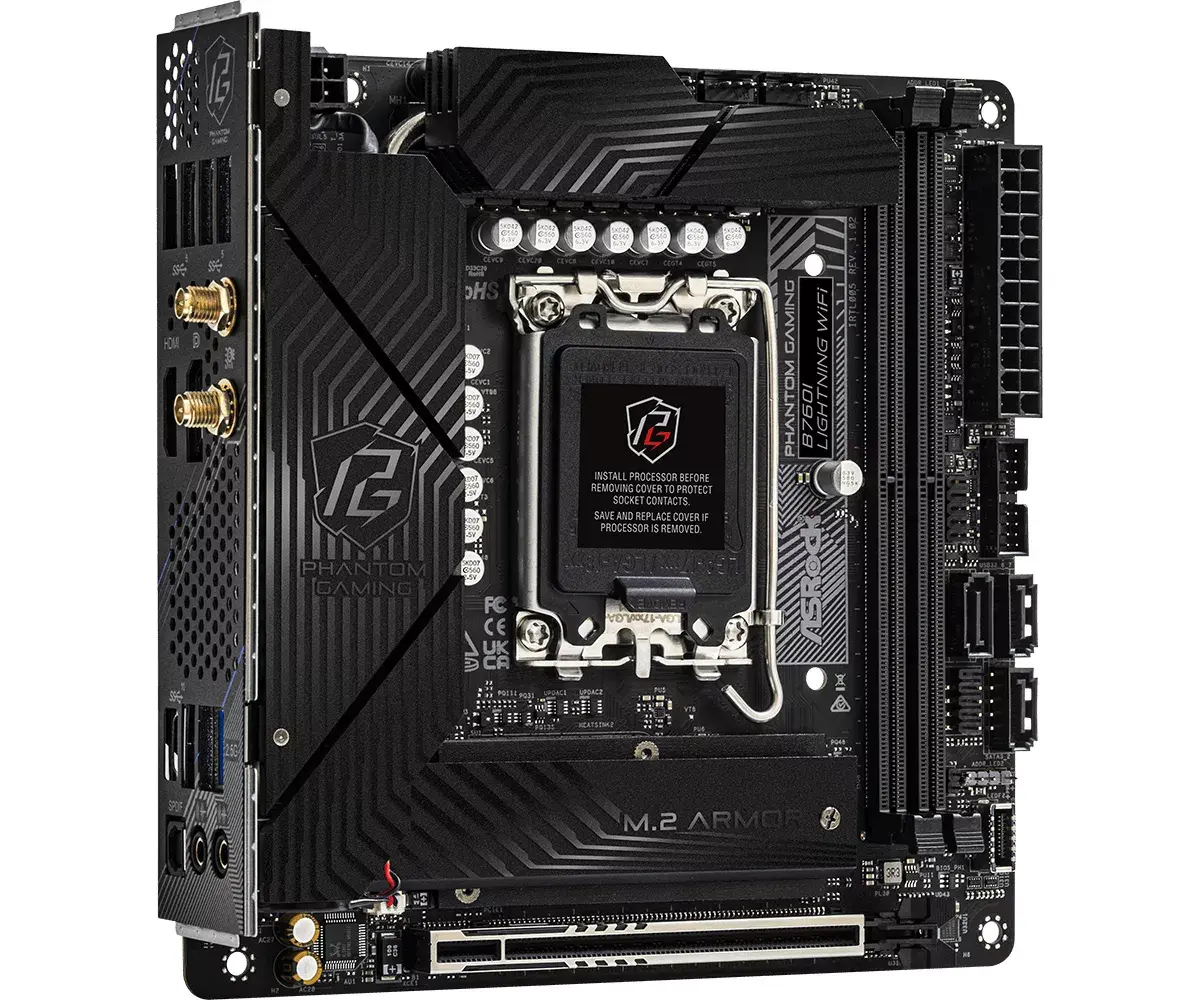Pamatplate Asrock B760I Lightning WiFi, 90-MXBNN0-A0UAYZ Photo 4