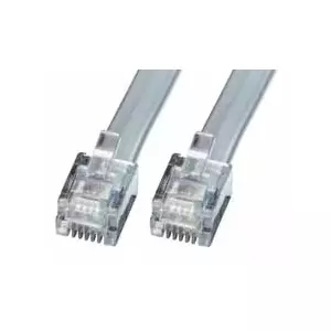 Network Cable Lindy RJ-12 M/M 2.0m RJ-12 2m Grey