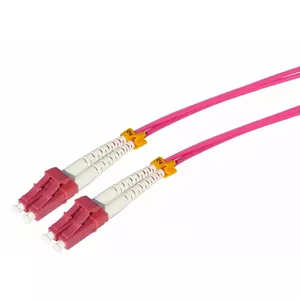 Fibre optic cable Tecline 798LL01 LC OM4 1 m Pink Violet