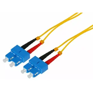 Fibre optic cable Tecline 799SS00 SC OS2 0.5 m Yellow