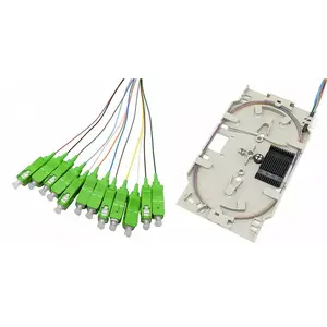 Сетевой кабель Tecline 20500027 12x SC SC/UPC OM5 2 м Аква