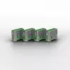 Porta bloķētājs Lindy USB Port Blocker 4 gab. Zaļš Photo 2