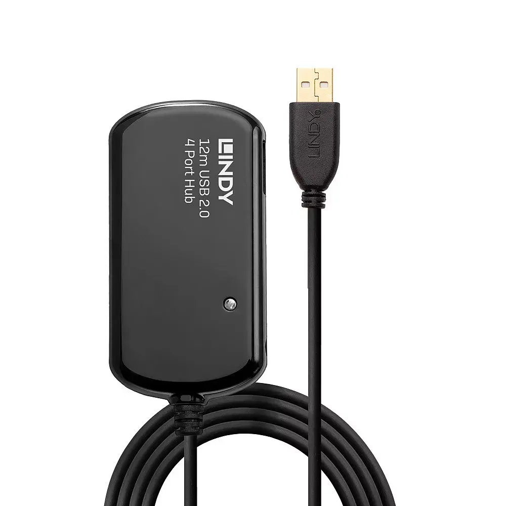 USB Hubs Lindy 12m Active Extension Pro Hub Photo 2