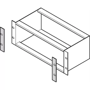 Cover Panel 3U SCHROFF 34561197 without handle, front panel for 19" rack chassis 3U