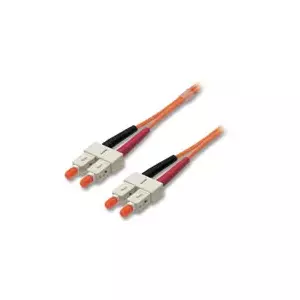 Lindy LWL Duplex SC/SC 50/125 2.0m fibre optic cable 2 m Orange