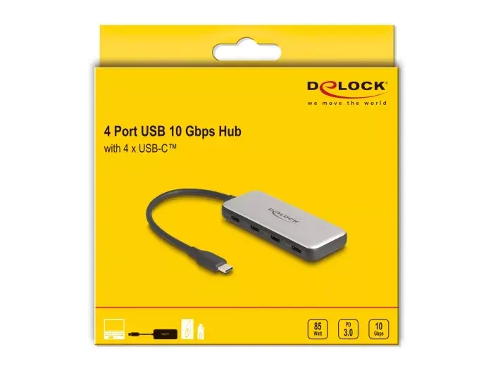 DeLOCK 64261 USB 3.2 Gen 1 Type-C Hub Photo 4