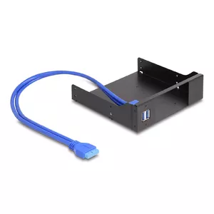 Rack frame DeLOCK 5.25" Metal Installation Frame USB 5 Gbps Hub