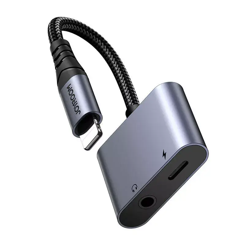 2-in-1 audio adapter Joyroom SY-L01 Photo 6