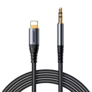 3.5mm AUX Lightning Cable Joyroom SY-A06 — 1.2 m, audio connection between Lightning devices and 3.5mm jack