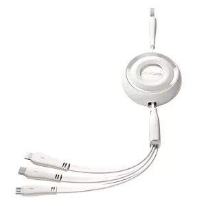 Кабель USB — USB-C/Lightning/Micro USB 3в1 Joyroom S-A40 3,5A 1 м белый
