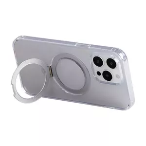 Protective magnetic phone case Joyroom JR-BP004 for iPhone 15 Pro, transparent, magnetic attachment
