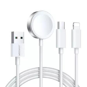 Магнитный зарядный кабель Joyroom S-IW008 Lightning USB-C 5V 1.2 м белый