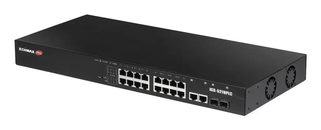 EDIMAX IGS-5218PLC Vadāms L2 Gigabit Ethernet
